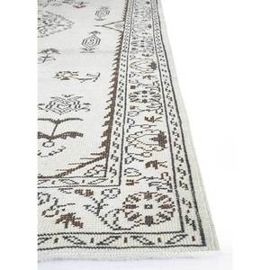 Vintage Beige <b>Brown</b> Hand Knotted <b>Wool</b> Rug for Home Use-for Living Hallway Entryway Teen's Bedroom Medallion Rectangle Puzzle - Product Image 4