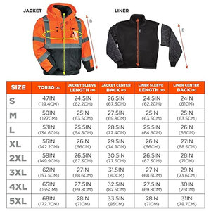 Chaquetas de Seguridad de Invierno con Visibilidad Nocturna, Cálidas, con Bolsillos y Forro Polar, Chaquetas de Seguridad para Trabajadores - Product Image 6