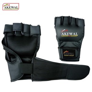 New Arrival Premium Quality Customized Synthetic Leather Half Finger Grappling Gloves With <b>Strap</b> Closure With Customize Logo - Product Image 6