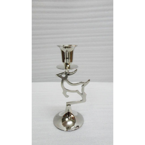 แท่นวางเทียนอลูมิเนียมขัดเงาสูง,เชิงเทียนสไตล์วินเทจหรูหราทันสมัยคุณภาพพรีเมี่ยม - Product Image 2