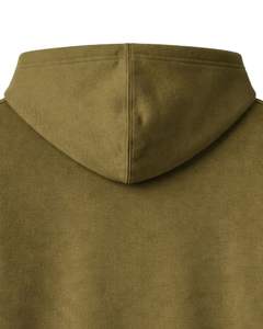 Sweat à capuche zippé vert olive pour homme, en molleton de coton premium, sweat à capuche décontracté d'hiver, veste streetwear avec poches, OEM en vrac - Product Image 6