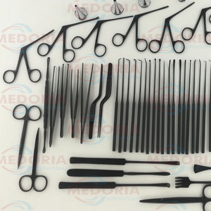 Juego de instrumentos de timpanoplastia ortopédica Manual INTERNACIONAL DE Medoria de primera calidad Microcirugía Clase II Recubierto negro - Product Image 3