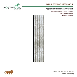 แผงเพดานพีวีซีกันไฟกันน้ำพร้อมไม้โอ๊คธรรมชาติดูยาวนานและมีเสถียรภาพสีสำหรับห้องน้ำห้องครัวห้องออกกำลังกาย - Product Image 2