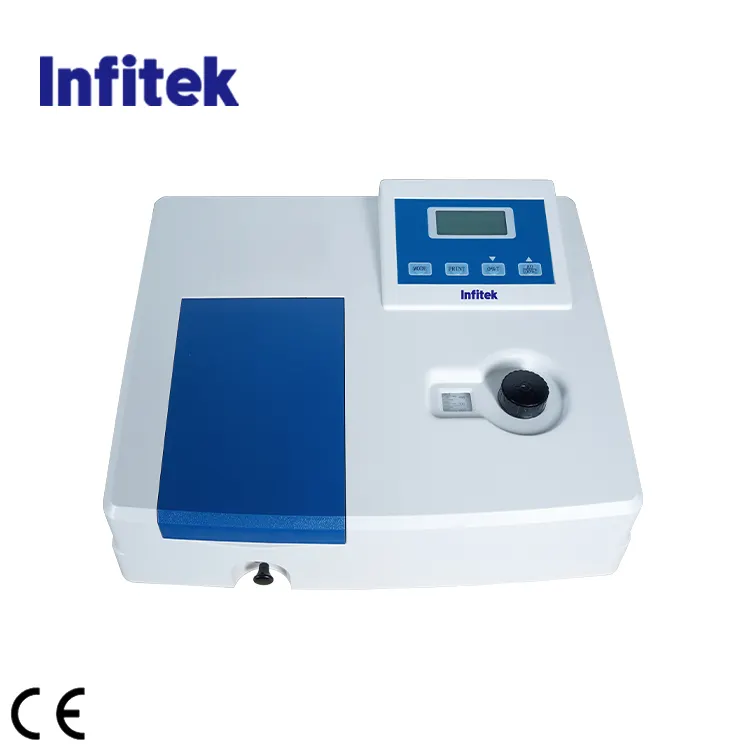 Infitek yüksek kalite Lab UV VIS spektrofotometre/CE ile iyi fiyat ile UV görünür spektrofotometre