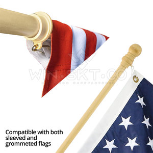 New Style Wholesale Wooden <b>Flag</b> <b>Pole</b> Custom Made Wooden <b>Flag</b> <b>Pole</b> Cheap Price Wooden <b>Flag</b> <b>Pole</b> - Product Image 5