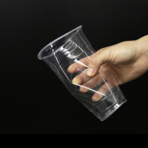 Vasos de plástico PP ecológicos desechables de 12oz/16oz/24oz de fábrica de Vietnam, pared única, logotipo personalizado de 95mm para batidos de té de burbujas - Product Image 2