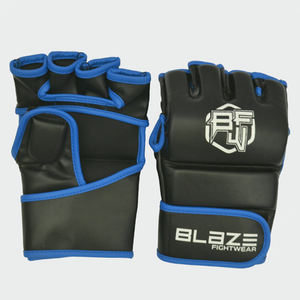 Meilleur cuir véritable léger MMA BJJ entraînement gants de sparring évacuation de l'humidité crochet boucle fermeture pour hommes femmes Arts martiaux - Product Image 1