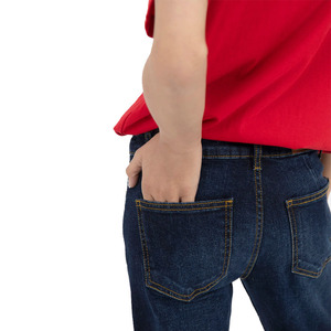 Pantalones vaqueros de mezclilla apilados para mujer lavados con piedra azul oscuro 2025 a la moda, pantalones vaqueros de corte recto Con parte inferior para botas, pantalones vaqueros de cintura media - Product Image 6