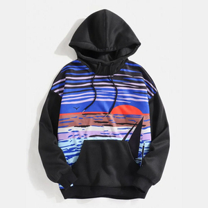 Ventes en gros de sweats à capuche en coton 100% pour hommes, de haute qualité, pour les sports d'hiver, séchage rapide, respirant, motif uni, OEM - Product Image 1