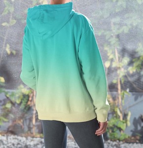 Sweat à capuche décontracté bleu pour hommes Nouveau sweat-shirt blanchi par sublimation Pull à capuche de plage - Product Image 4