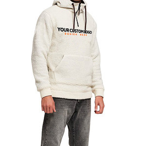 Sherpa Fleece Hoodie 100% Cotton Thickened Heavyweight Hoodie Sudaderas para hombres y mujeres con calor extra. - Product Image 6