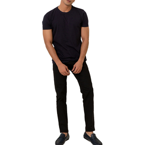 T-shirt en coton de haute qualité pour hommes, décontracté, surdimensionné, poids lourd avec manches courtes et col rond, logo personnalisé, prix de gros - Product Image 4