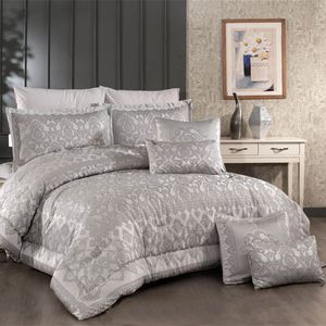 ไบรตันชุดผ้ารองคอปแลนด์10ชิ้นขนาด260x240ซม. 200เงินหรูหราสำหรับทุกฤดู - Product Image 1