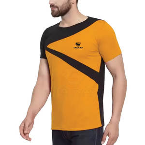Services OEM T-shirts de sport pour hommes à coupe classique 100% coton respirant à séchage rapide pour l'entraînement physique - Product Image 3