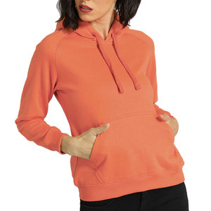 Sweat-shirt à capuche surdimensionné en molleton de coton personnalisé pour femmes, style streetwear - Product Image 4