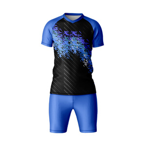 Kit de uniforme de fútbol de alto rendimiento para hombres Jersey de fútbol de tela de secado rápido transpirable y pantalones cortos para deportes de equipo - Product Image 3