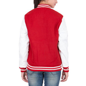 Top Trending Custom Logo 100% Algodón Fleece Cropped Mujeres Varsity Chaquetas 2025 Ladies University Chaquetas - Product Image 6