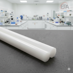 Excellent wear resistance HDPE White Rod 180mm x 2m consistent output high rigidity and long lasting engineering quality - Product Image 1