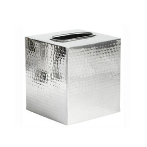 Caja de pañuelos de papel cuadrado, soporte de Cubierta de latón antiguo de acero inoxidable - Product Image 4