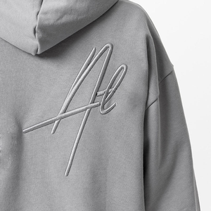 Nouveau sweat à capuche d'hiver tendance pour femmes, style ample, épaules tombantes, 100% coton, respirant, écologique, logo personnalisé - Product Image 4