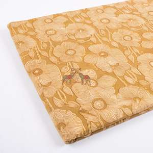 Ventes chaudes Tissu en coton imprimé traditionnel Dabu à motifs floraux Style popeline personnalisé pour vêtements de garçon Mariages Décoration de la maison Jouets Sacs - Product Image 6