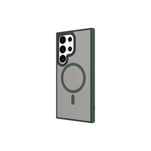 Coque rigide en PC Premium compatible MagSafe pour Samsung Galaxy S24 Ultra, finition givrée, compatible avec la charge sans fil - Product Image 3