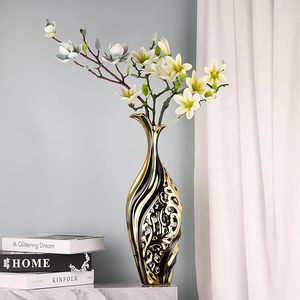 Florero de hierro creativo moderno, centro de mesa, jarrón decorativo con adorno hueco para bodas y inauguración de la casa - Product Image 4