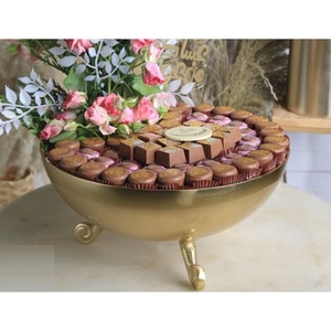 Último diseño de decoración, Chocolate cuenco para servir, soporte para postres, cuenco para servir dulce, cuenco de Chocolate de Metal de gran tamaño hecho a mano - Product Image 2