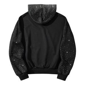 Sudadera Unisex Personalizada de Invierno, Estilo Holgado, con Bordado de Diamantes de Imitación, Diseño de Hombros Caídos, Ecológica - Product Image 2