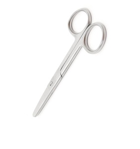 Blunt-Blunt Straight 13.0 cm Ciseaux chirurgicaux en plastique Outil de soins de santé à motif rond - Product Image 3