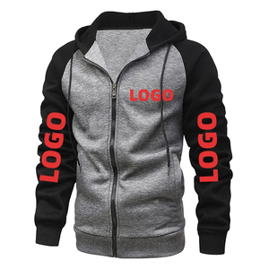 Sudadera con cremallera de manga larga Hoddie Unisex Heavyweight Sudadera con cremallera completa Fabricante Sudadera con capucha con cremallera personalizada - Product Image 1