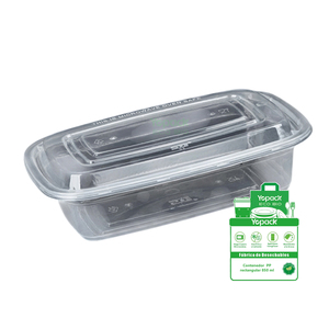 Stile americano 850ml rettangolare PP contenitore 300 pezzo Set di plastica spedizione dal Messico - Product Image 1