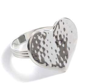 Nordique tissé à la main géométrique hôtel et restaurants élégants ronds de serviette pour les mariages finition en forme de coeur nickelé de haute qualité - Product Image 2