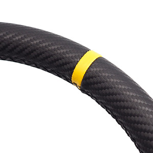 Volante sportivo Stage - in pelle effetto carbonio - Product Image 5