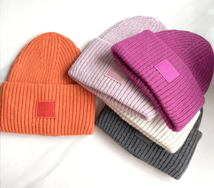 2024 Custom Logo Wholesale Unisex Warm Thicken Cashmere <b>Winter</b> Knitted Wool <b>Hat</b> Knit Beanie <b>Winter</b> <b>Hats</b> for Women and <b>Man</b> - Product Image 1