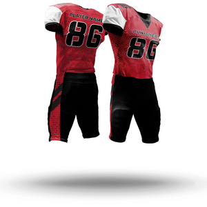 El más nuevo diseño personalizado fútbol americano práctica Jersey al por mayor jóvenes uniformes de fútbol americano mejor calidad - Product Image 5