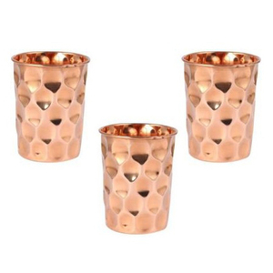 Tasse à boire en métal minimaliste artisanale de conception classique tasse en verre de cuivre pour les fêtes à la maison - Product Image 3