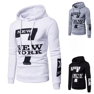 Sweat à capuche unisexe à logo personnalisé hommes noir à manches longues à la mode coton polyester impression numérique polaire tendance pull hiver - Product Image 5