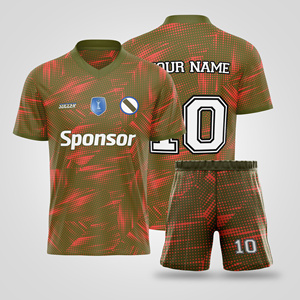 Ropa de fútbol personalizada de alta calidad, ropa de equipo de tela transpirable, ropa deportiva de fútbol para hombres, conjunto de Jersey hecho en Vietnam - Product Image 4