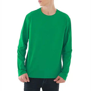 T-shirt à manches longues en coton premium pour homme, best-seller, personnalisable, grande taille, écologique, séchage rapide, décontracté, tendance, pour tous les jours - Product Image 5