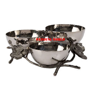 Bol à chocolat en or martelé, forme ronde, bol à bonbons design, vente chaude, nouveau bol à chocolat décoratif - Product Image 4