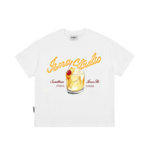 Camiseta Unisex Boxy de algodón para mujer 100% algodón Verano de talla grande logotipo bordado Diseño Gráfico de gran tamaño hecho corto Vietnam - Product Image 1