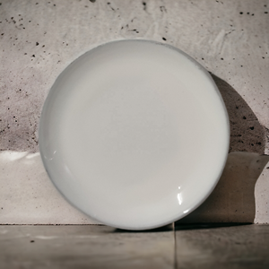 Esmalte blanco de artesanos indios, plato redondo decorativo para servir comida, platos decorativos de madera de mango hechos a mano para Cocina - Product Image 3