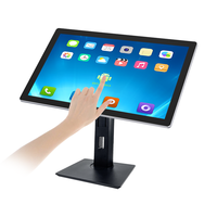 1920*1080 32 inci kapasitif Multi sentuh Lcd Monitor industri Android layar sentuh dipasang dinding Monitor layar sentuh optik