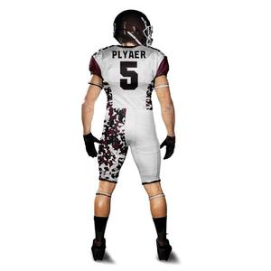 Uniforme de fútbol americano transpirable de alta calidad 2025, servicio OEM, uniforme de fútbol americano de diseño personalizado - Product Image 2