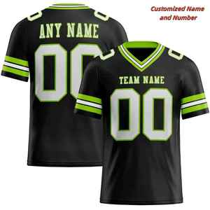 Camisetas personalizadas impresas en 3D para hombres, camisetas de fútbol de baloncesto, a rayas con cuello en V camisetas deportivas de bloque de Color, camisetas transpirables de talla grande - Product Image 5