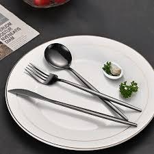 Meilleurs couverts en acier inoxydable faits à la main pour les mariages, ustensiles de cuisine écologiques, polis miroir, pour la table - Product Image 2