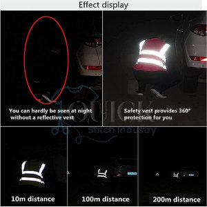 Nouveauté : Gilet de sécurité haute visibilité respirant et à séchage rapide de qualité supérieure avec options personnalisables en polyester - Product Image 6