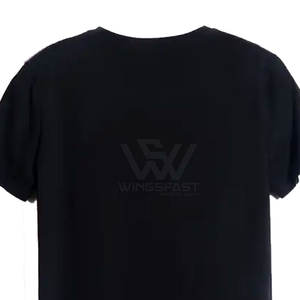 เสื้อยืดพลอยเทียมสำหรับผู้ชายทำจากผ้าฝ้าย100% หลวมพิมพ์ลายพลอยเทียมราคาถูกจากปากีสถาน - Product Image 5