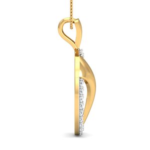 Exclusive Zircon Pendant Minimalist Brass Necklace For Women 18k Gold Plated Dainty Geometric Circle Charm P Wholesale/OEM/ODM - Product Image 6